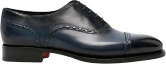 Santoni Imperial-Wveu59 - male - Santoni - Dress Shoes - Blue - 7 1/2 UK - Shoes