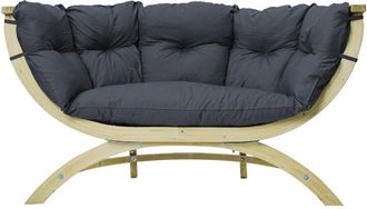 Amazonas Sandals Siena Due Anthracite Upholstered Sofa