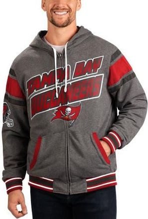 G-III Sports by Carl Banks Mens G-III Sports by Carl Banks Red/Gray Tampa Bay Buccaneers Extreme Full Back Reversible Hoodie Full-Zip Jacket at Nordstrom, Size Xxx-Large
