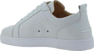 Christian Louboutin Mens Sneakers Louis Junior Flat White Upper: Calf Leather Trainers