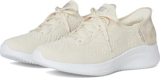 Skechers Martha Stewart - Ultra Flex 3.0 -Back On Track - HANDS FREE SLIP-INS Womens Shoes Off-White : 8.5 B - Medium, Synthetic