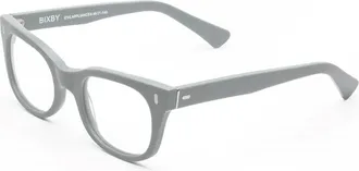 CADDIS Bixby Blue Block Lens Reader Glasses - 1 In Matte Putty