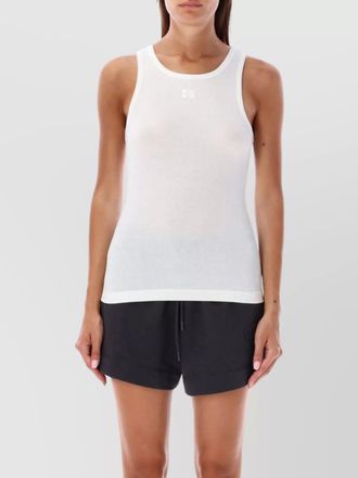 Ganni ribbed tank top