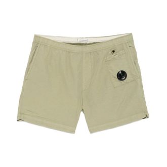 C.P. Company Flatt Nylon Lens Swim Shorts - male - C.P. Company - Beachwear - Green - 3XL - Swimwear