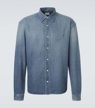 Saint Laurent Cassandre denim shirt
