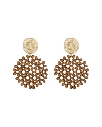 Eyecandy LA Eye Candy La Nicole Seed Bead Drop Earrings