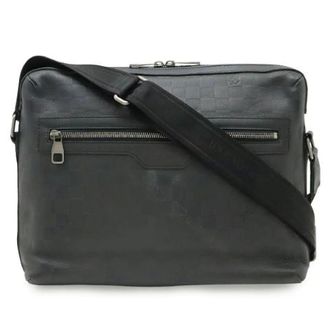 Louis Vuitton Pre-owned Damier Infini Calypso MM Messenger Bag - unisex - Louis Vuitton Vintage - Vintage Cross Body Bags - Black - ONE SIZE - Pre-owned