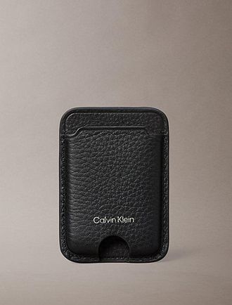 Calvin Klein Leather RFID Magnetic Phone Cardholder