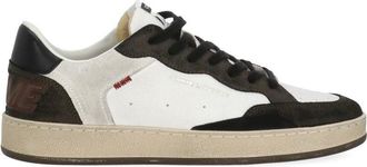 Crime London White Chelsea Used Effect Sneakers