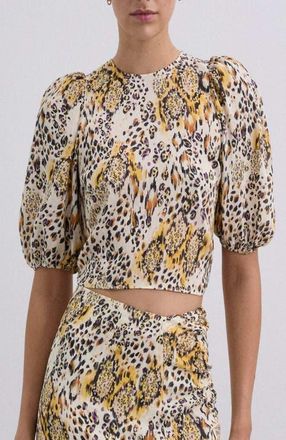 Scalpers Aniyelpu Top in Animalprint at Nordstrom, Size X-Large Eu