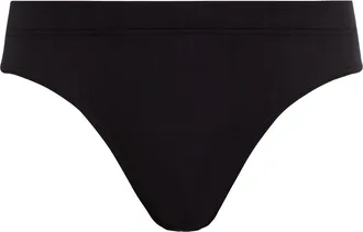 Hanro Sea Island Cotton Cotton Brief in Black at Nordstrom, Size Xx-Large
