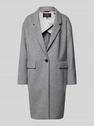 Windsor Mantel aus Lanawoll-Mix mit Kaschmir-Anteil in Mittelgrau, Größe 34