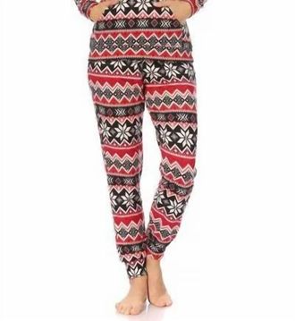 Sho Sho Fashion Holiday Hooded Lounge Set Pajamas In Multi
