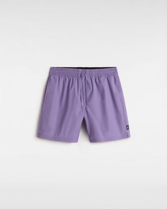 Vans Boardshorts VANS PRIMARYSOLIDELASTICBOARDSHORT, Herren, Gr. L, N-Gr, lilahaze, Obermaterial: 61% Baumwolle, 39% Polyester, Hosen Boardshorts