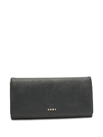 DKNY Continental flap black wallet