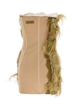 The Attico Dress Mini Dress - Yellow