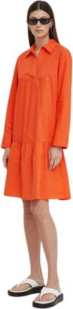 Marc O'Polo Dames, Jurken, Oranje, Maat: XS