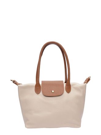 Anna Luchini Beige Rundleer Tas