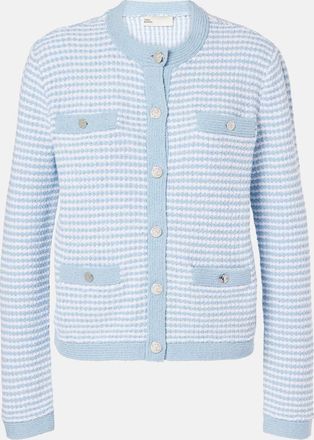 Tory Burch Kendra knitted cotton-blend cardigan