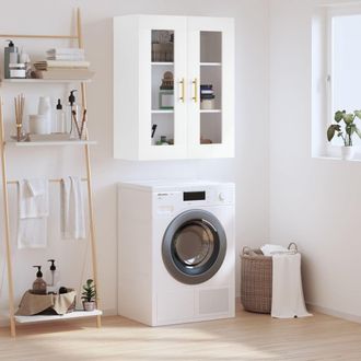 Berkfield Home Wall Mounted Cabinet White 69.5x34x90 cm