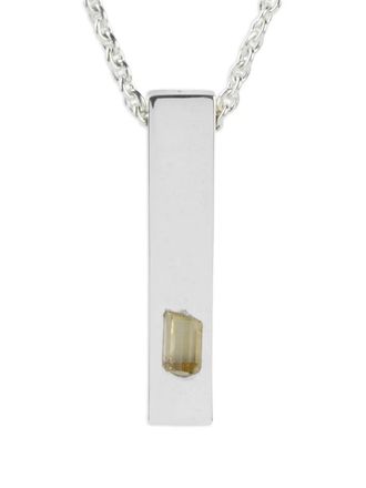 Parts Of Four sterling-silver Amulet Cuboid scapolite necklace