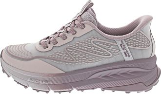 Skechers Womens Switch Back Mist Sneaker, Purple Textile/Synthetic/Multi Trim, 6.5 UK