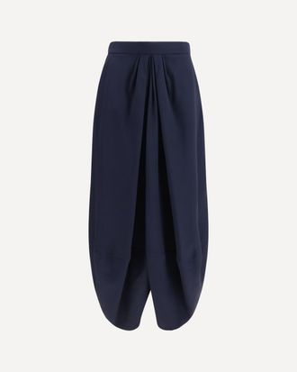 Giorgio Armani Pleated silk Skirt Female 42