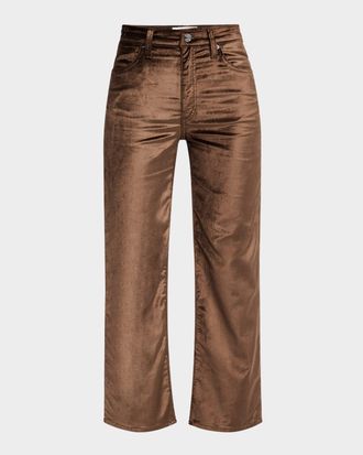 Frame Denim Le Sleek Straight Velvet Jeans