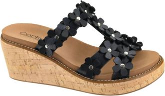 Corkys Footwear Womens Mic Drop Wedges In Black
