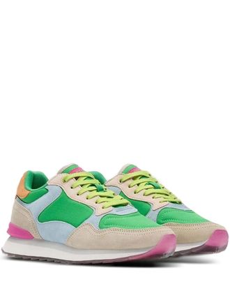 Hoff Sneakers con inserti in pelle scamosciata - Verde