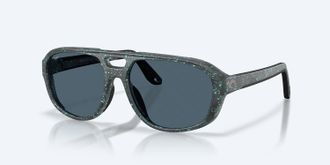 Costa Unisex Street Heat Polarized Sunglasses In Matte Aqua Drip Gray