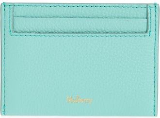 Mulberry Leather Card Case in Marina Blue at Nordstrom
