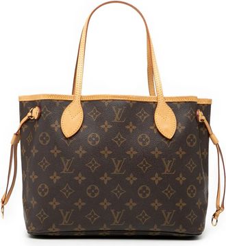 Louis Vuitton Borsa tote Neverfull PM con monogramma 2007 - Marrone