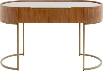 Kare Design Escritorio 140 x 80 cm de madera marr&oacute;n