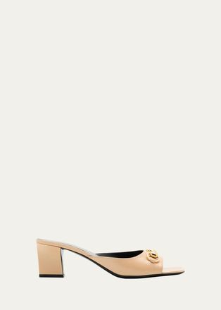 Gucci 55mm Signora Leather Mules