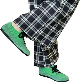 Generic NYSBH Womens Sneakers Flat-Soled Comfortable Women Large-Size Casual Female Shoes Green