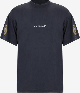 Balenciaga Kurzarm-T-Shirt Oversize Uniform Merch