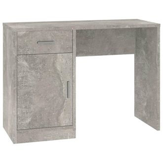 vidaXL Vidaxl - Escritorio Con Caj&oacute;n Y Armario Contrachapada 100x40x73 Cm