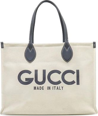 Gucci Pre-owned Gucci Large Canvas Logo Tote Ladies SJ730U7IA9728EXO