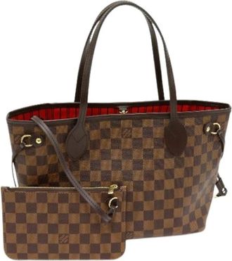 Louis Vuitton Tweedehands Canvas Louis Vuitton tassen - Dames - Vintage Shopper - Bruin - ONE Size - Vintage