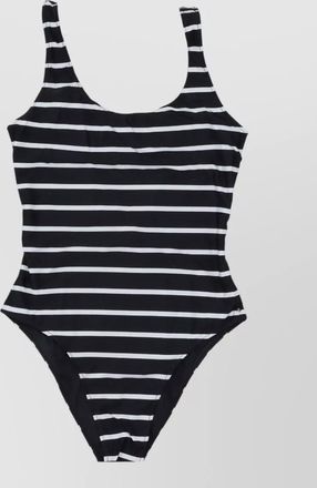 Anine Bing jace one piece swimsuit stripe design