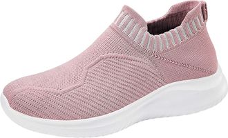 Generic Ladies Slip on Plantar Fasciitis Gym Trainers Womens Shoes Ethnic Casual Shoes Summer Fashion Hollow Breathable Flat Heel Soft Sole Casual Womens Walk