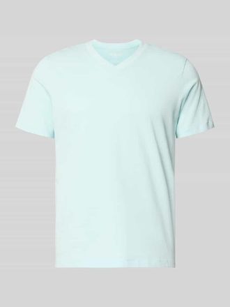 s.Oliver Red Label Regular Fit T-Shirt aus reiner Baumwolle in Tuerkis, Gr&ouml;&szlig;e XXXL