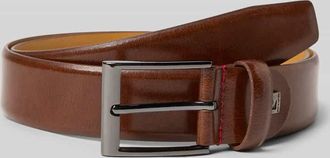 Pierre Cardin Gürtel mit Dornschließe in Cognac, Größe 100