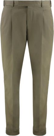 Pantaloni Torino Broeken, Heren, Groen, XL, Katoen, Stretch katoenen broek met zakken