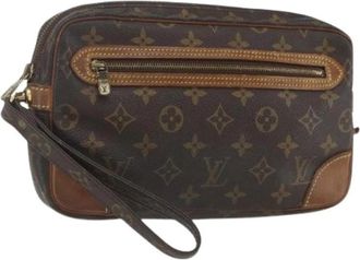 Louis Vuitton Pre-owned Vintage Clutch - Dames - Vintage Clutch - Bruin - ONE Size - Vintage