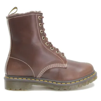 Dr. Martens 1460 Serena Leather Womens Lace Up Boots - UK 5 - US 7 Women - EU 38 - Dark Brown - Size:UK 5