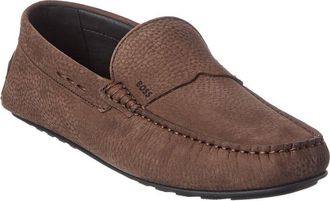 HUGO BOSS BOSS Hugo Boss Noel Leather Moccasin