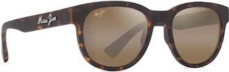 Maui Jim Stijlvolle gepolariseerde zonnebril voor buitenactiviteiten - Heren - Zonnebrillen - Bruin - 52 MM - Accessoires