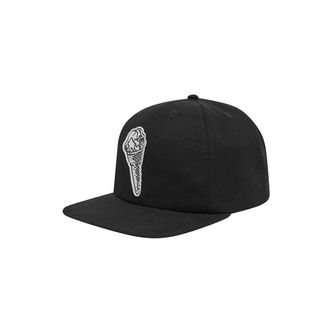 Icecream Caps, unisex, Black, Size: ONE SIZE Cone Felt Patch Cap